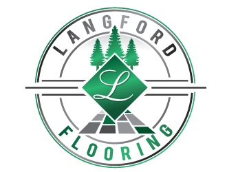 Langford Flooring logo design by REDCROW