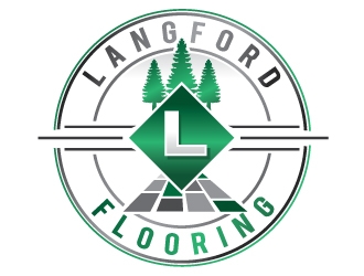Langford Flooring logo design by REDCROW