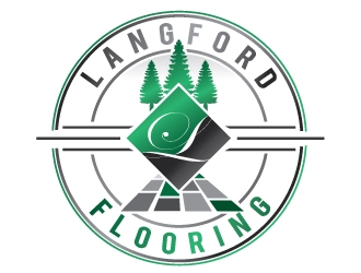 Langford Flooring logo design by REDCROW