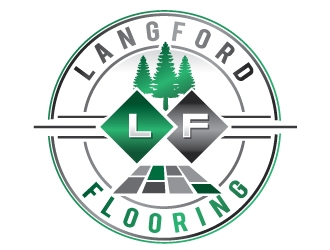 Langford Flooring logo design by REDCROW