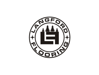 Langford Flooring logo design by Zeratu