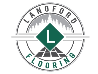 Langford Flooring logo design by REDCROW
