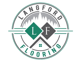 Langford Flooring logo design by REDCROW