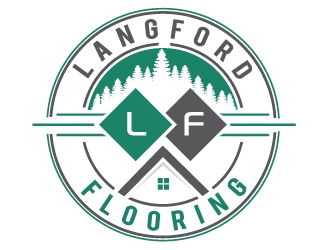 Langford Flooring logo design by REDCROW