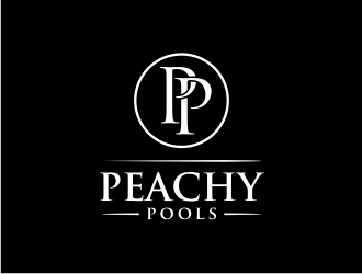 Peachy Pools logo design by Barkah