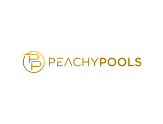 Peachy Pools logo design by Kanya