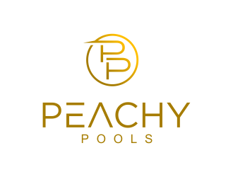 Peachy Pools logo design by Kanya