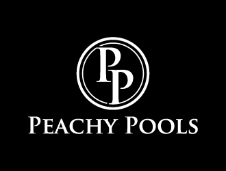 Peachy Pools logo design by denfransko