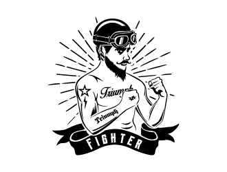 Fighter logo design by iamjason