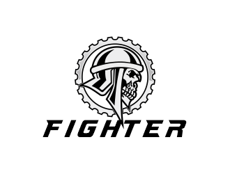 Fighter logo design by SmartTaste