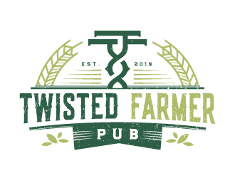 Twisted Farmer Pub logo design by akilis13
