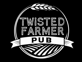Twisted Farmer Pub logo design by megalogos