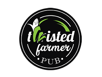 Twisted Farmer Pub logo design by Bl_lue