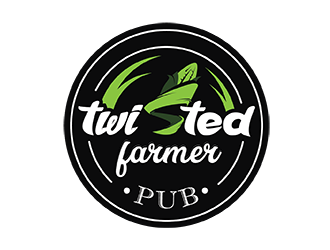 Twisted Farmer Pub logo design by Bl_lue