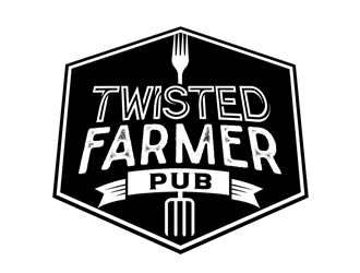 Twisted Farmer Pub logo design by megalogos