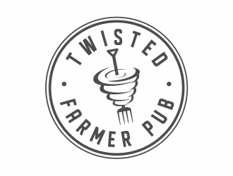 Twisted Farmer Pub logo design by Mardhi