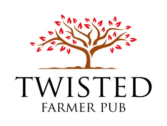 Twisted Farmer Pub logo design by jetzu