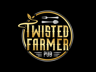 Twisted Farmer Pub logo design by done