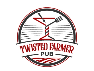Twisted Farmer Pub logo design by jaize