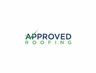 Approved Roofing logo design by luckyprasetyo