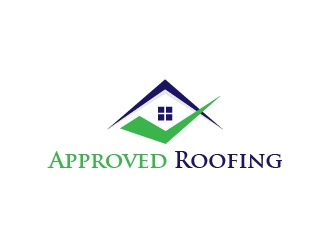 Approved Roofing logo design by my!dea