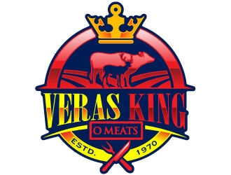 Veras King O Meats logo design by Suvendu