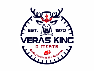 Veras King O Meats logo design by mr_n
