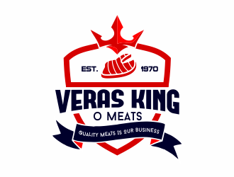Veras King O Meats logo design by mr_n