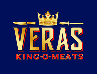 Veras King O Meats logo design by megalogos