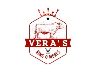 Veras King O Meats logo design by mrdesign