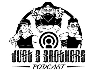 Just 3 Brothers Podcast logo design by Suvendu