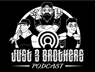 Just 3 Brothers Podcast logo design by Suvendu