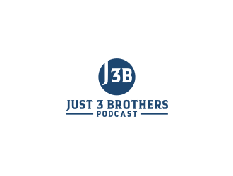Just 3 Brothers Podcast logo design by bricton