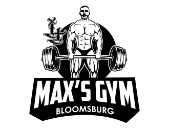 Max’s Gym logo design by Cekot_Art
