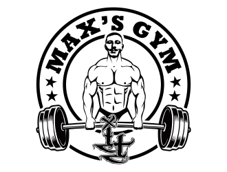 Max’s Gym logo design by Cekot_Art