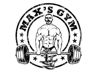 Max’s Gym logo design by Cekot_Art