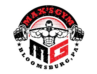 Max’s Gym logo design by invento