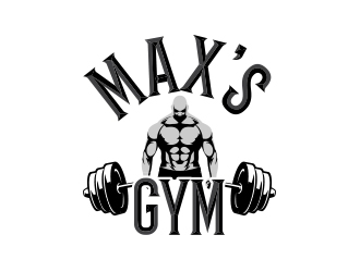 Max’s Gym logo design by MarkindDesign
