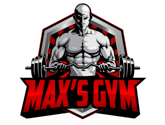 Max’s Gym logo design by THOR_