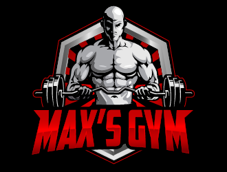 Max’s Gym logo design by THOR_