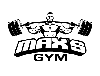Max’s Gym logo design by enan+graphics
