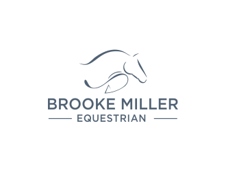 Brooke Miller Equestrian logo design by haidar
