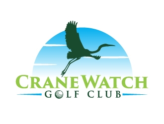 Golf Course operator. The new name is Crane Watch Golf Club.  logo design by AamirKhan
