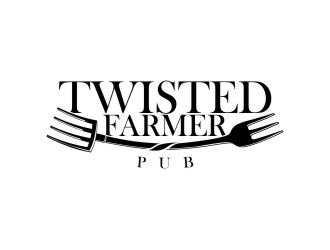 Twisted Farmer Pub logo design by nDmB