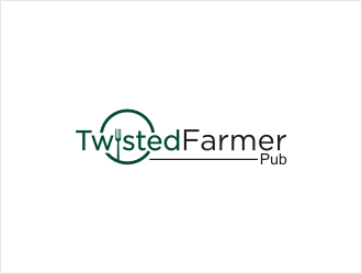 Twisted Farmer Pub logo design by bunda_shaquilla