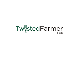 Twisted Farmer Pub logo design by bunda_shaquilla