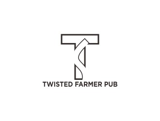Twisted Farmer Pub logo design by Greenlight