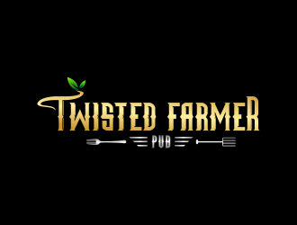 Twisted Farmer Pub logo design by done