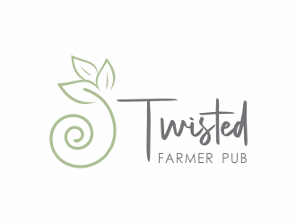 Twisted Farmer Pub logo design by up2date