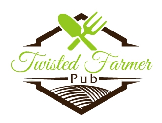 Twisted Farmer Pub logo design by AamirKhan